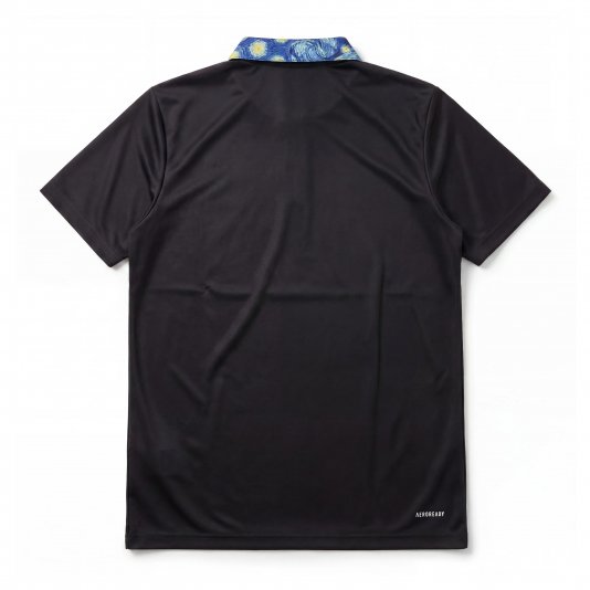 [ CUSTOM ] Polo Shirt Starry Sky Black/Blue